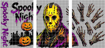 16oz Halloween-J  2455